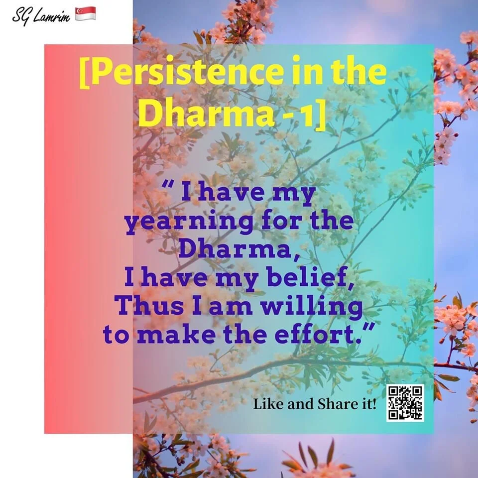 Persistence in the Dharma - 1