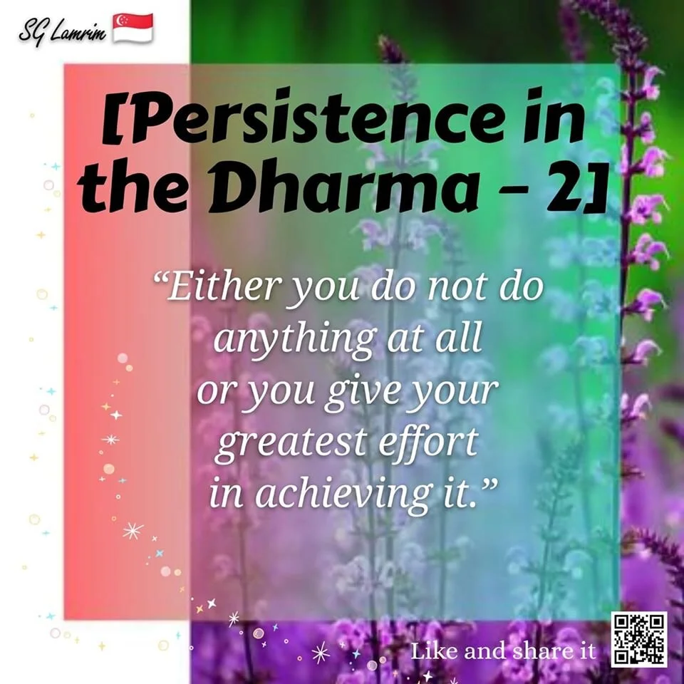 Persistence in the Dharma – 2