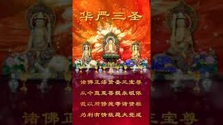 华严三圣  大乘发心偈