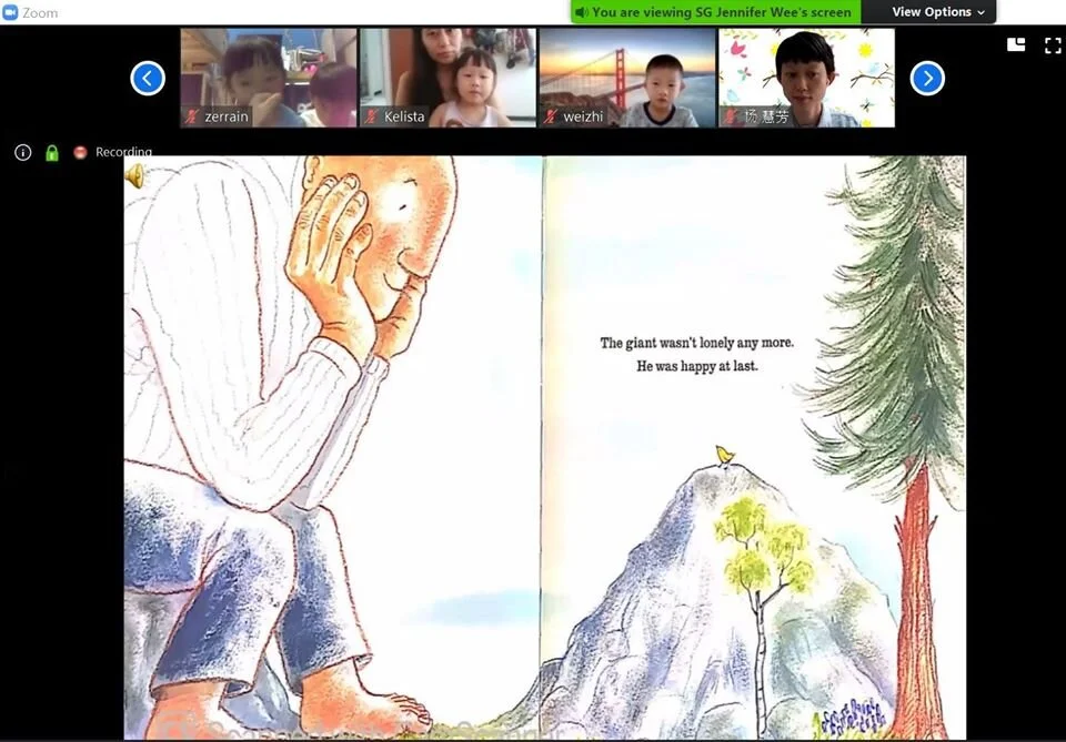 First Online Story Telling