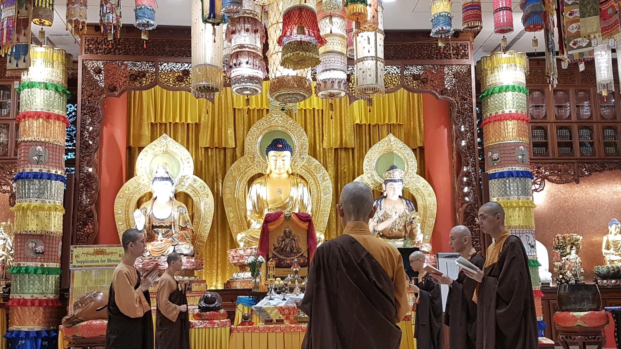 The start of the Vassa Retreat (结夏安居) for the Sangha