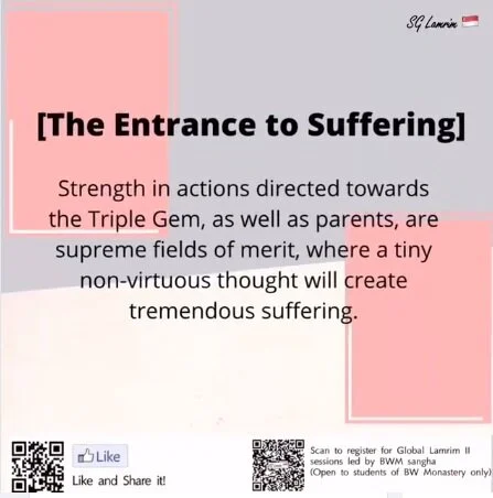 The Entrance to Suffering