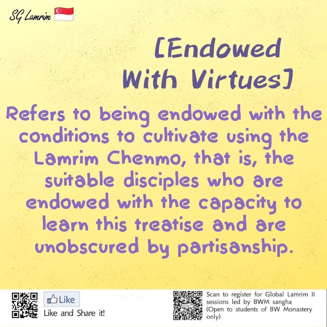 Endowed With Virtues