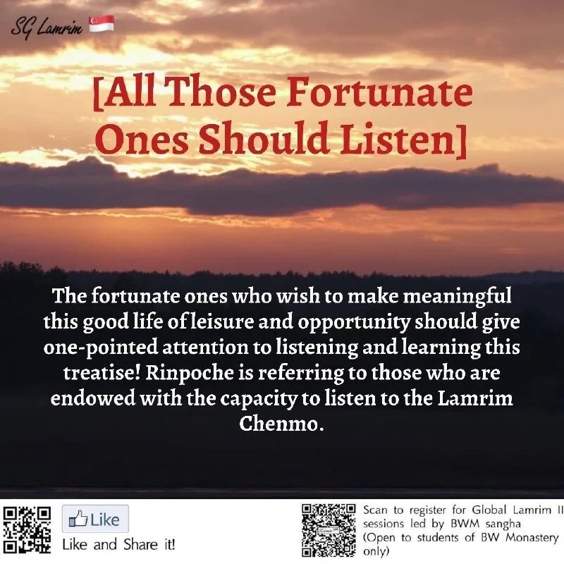 All Those Fortunate Ones Should Listen