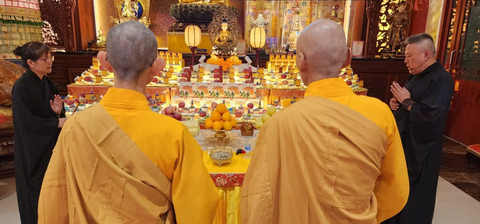 Inaugural Puja of the Emperor Liang Repentance Ceremony