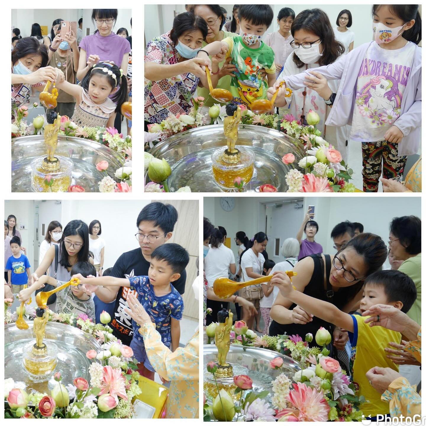 BWM Citiraya was abuzz with laughter &amp; excitement as we celebrated 2 joyous occasions on Saturday 11th May 2024.

Shakyamuni Buddha was invited to ascend his throne on the beautifully decorated flower pond and everyone waited patiently for their 