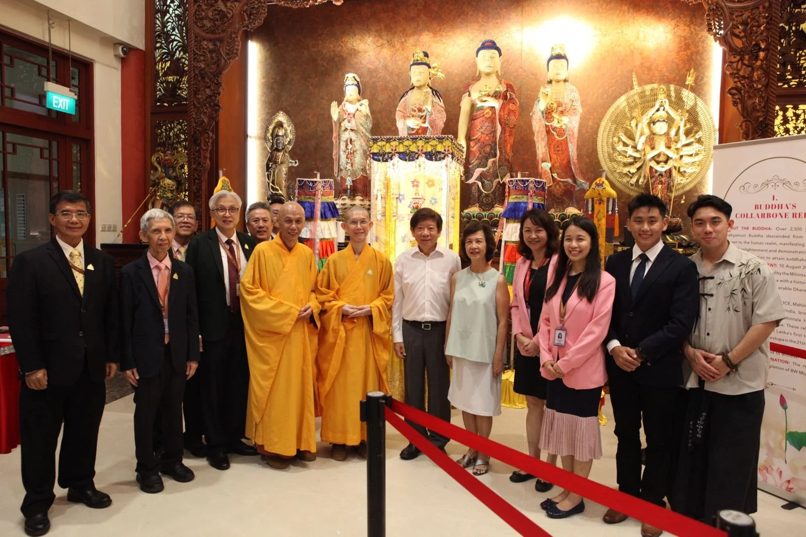 Mr and Mrs. Khaw Boon Wah Visit to Vesak Day