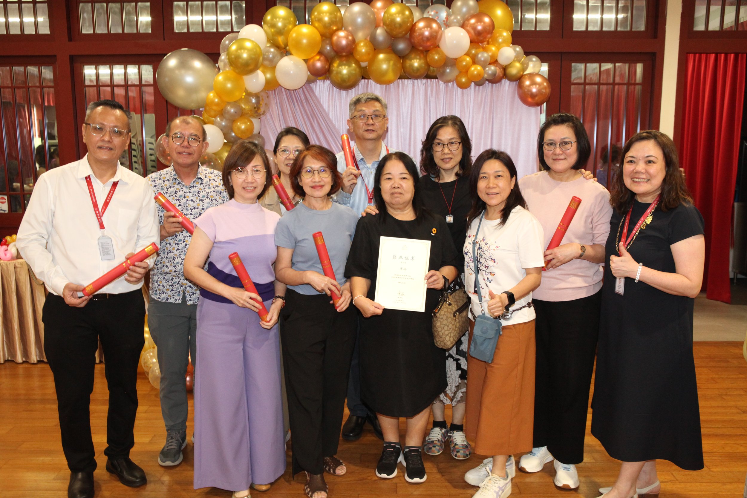 Graduation of our Chinese Care Champion Cadres