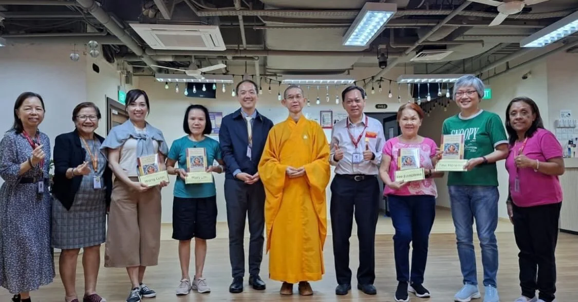 Last Friday, students from our Bugis District bilingual Buddhist Lamrim Discussion Class received their English Lamrim books, marking a meaningful milestone. Students shared how learning together &mdash; especially reflections on gratitude and cause-