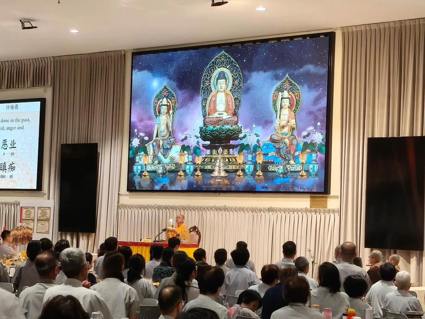 Senior Venerable Jingyuan guided the &ldquo;Stages of the Path to Enlightenment&rdquo; Dharma Enhancement Camp 👏🏼

Senior Venerable Jingyuan presided over a four-day international enhancement camp with very rich and substantial content. 
Participan