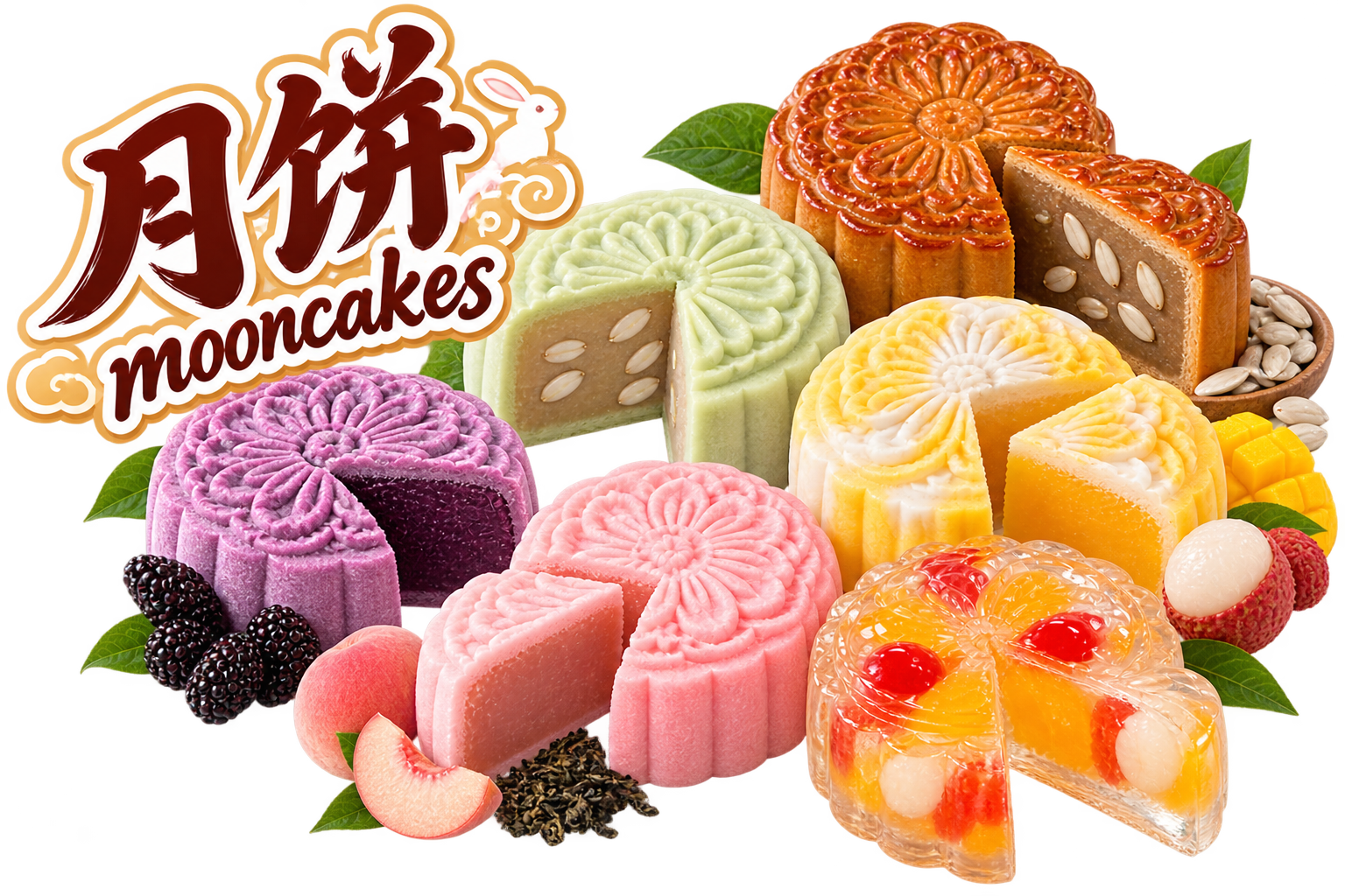 Vegetarian Mooncake 月饼