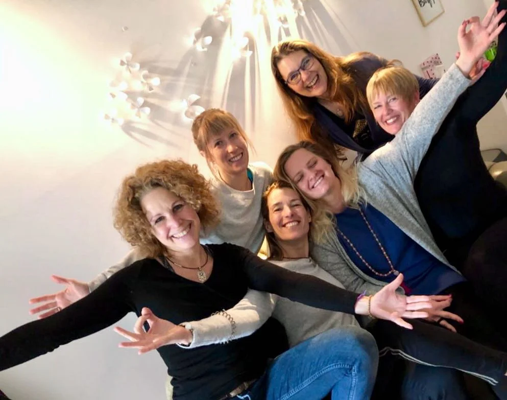 Susanne, Jasmin, Martina, Syndi, ich und Annette