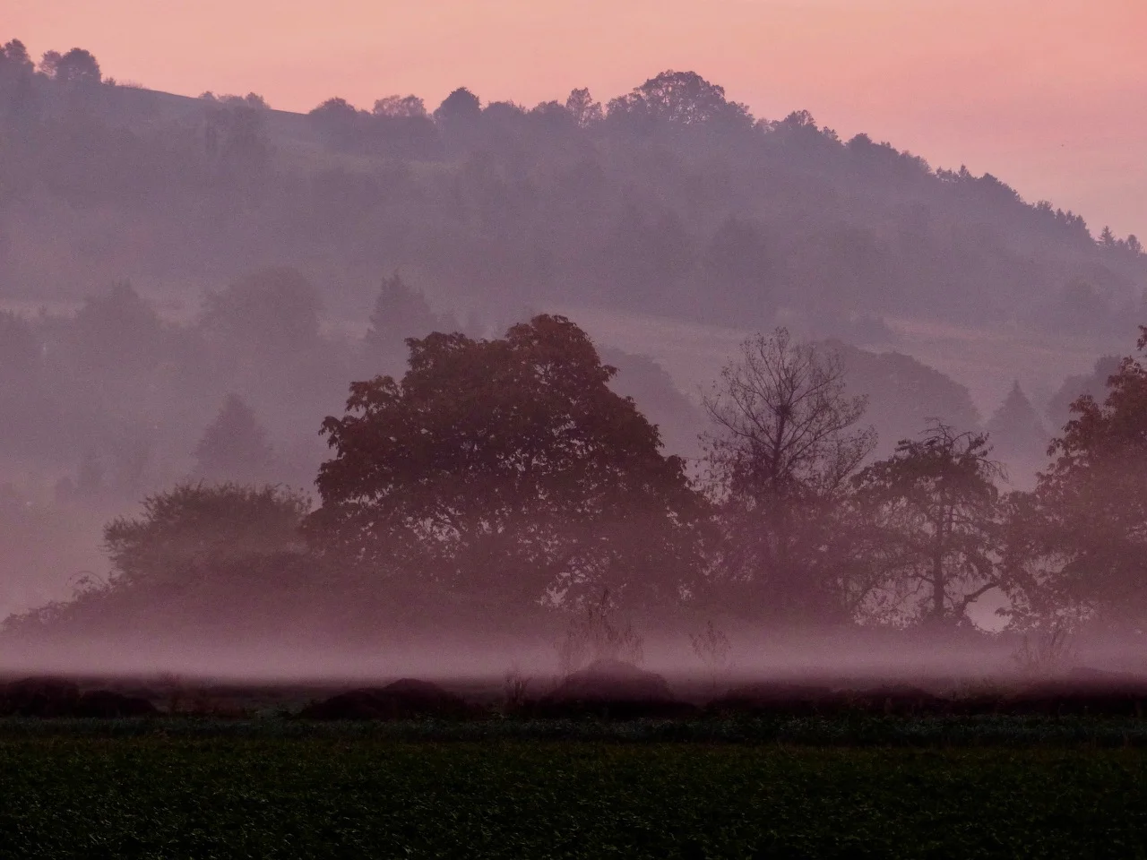 Sonnenaufgang im Herbst