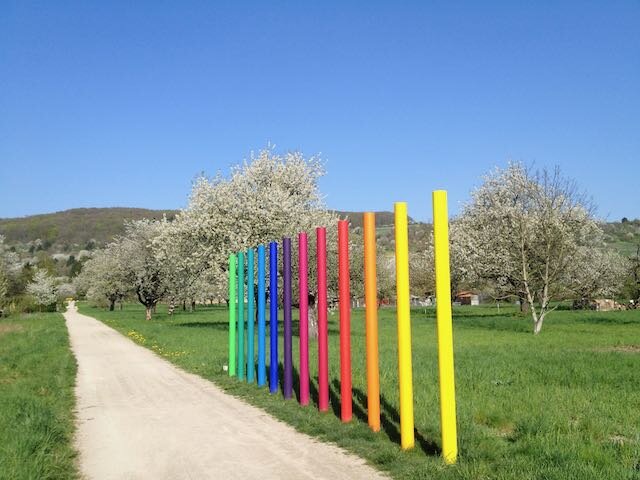 Wanderweg Vitra Design Museum zur Foundation Beyerler