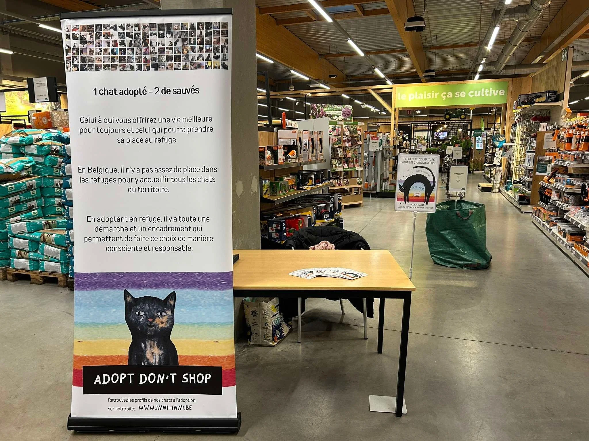 🐱 R&eacute;colte de nourriture 🐱 

Malgr&eacute; le froid et la neige, notre b&eacute;n&eacute;vole vous attend au Aveve de Wavre 🌈 

Nous avons besoin de votre aide pour nourrir toutes les petites bouches en attente d'une famille pour la vie 😻 
