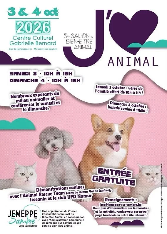 Salon du bien-être animal de Jemeppe-sur-Sambre