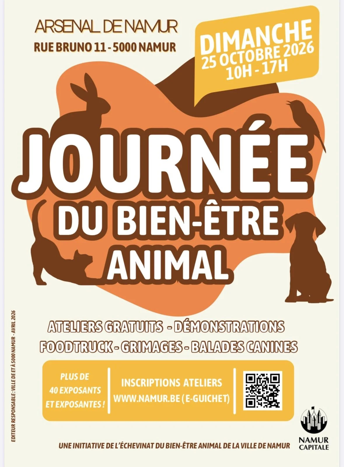 Journée Bien-être animal - Ville de Namur