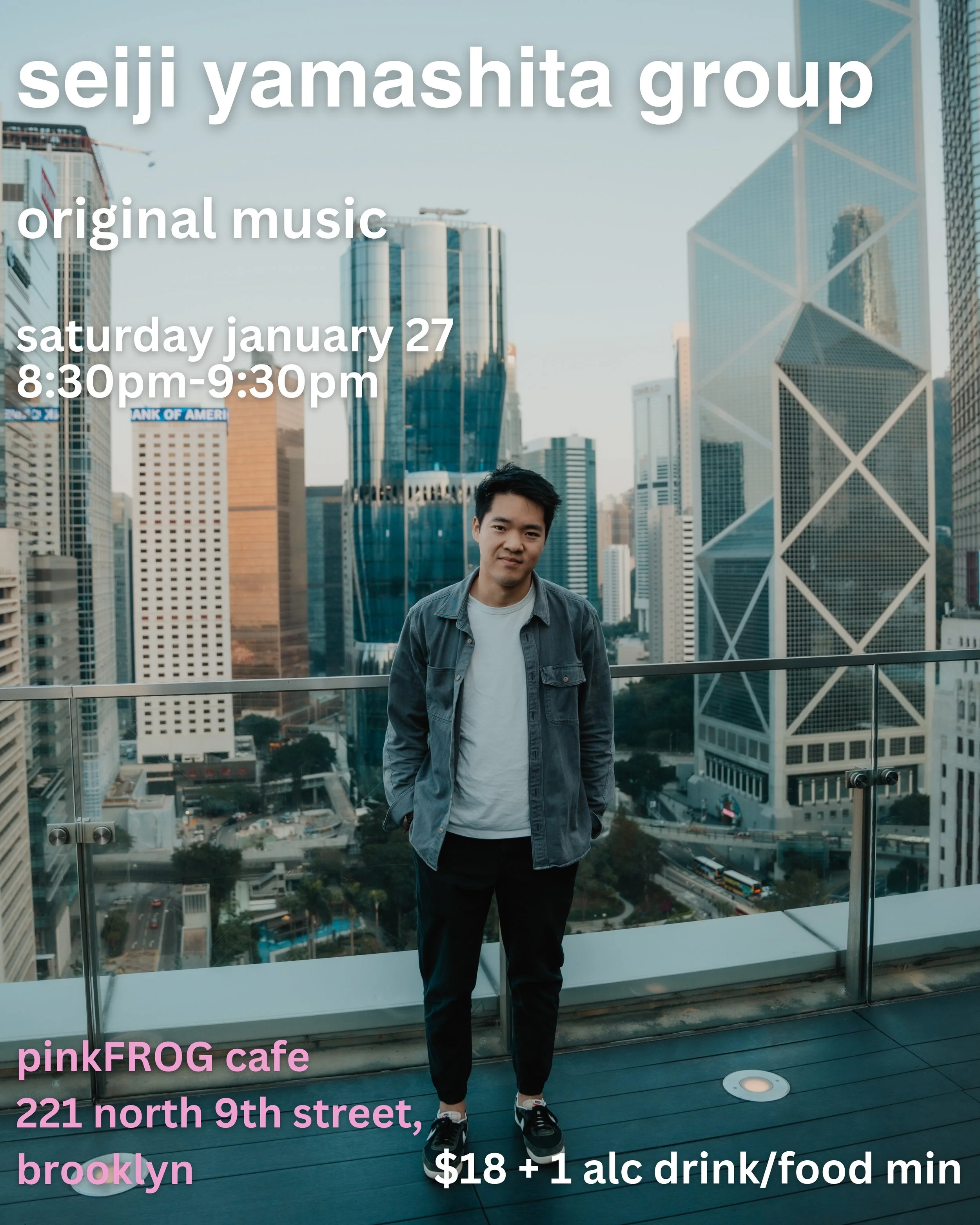 seiji yamashita group LIVE at pinkFROG 1.27