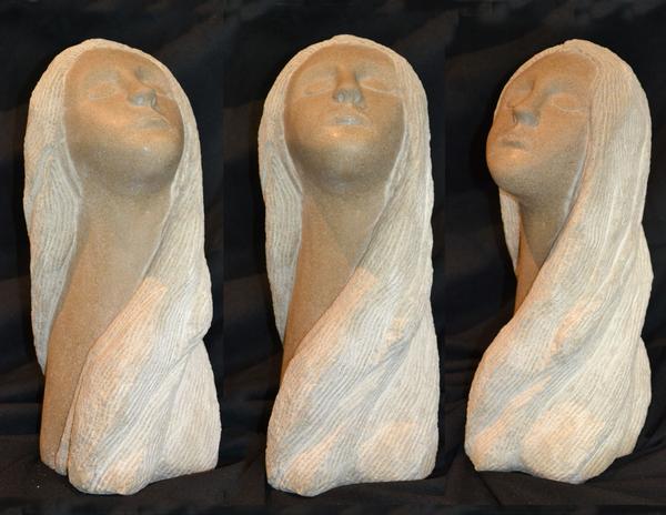 "IntheSunshineofmyMind" - 18" limestone - $800