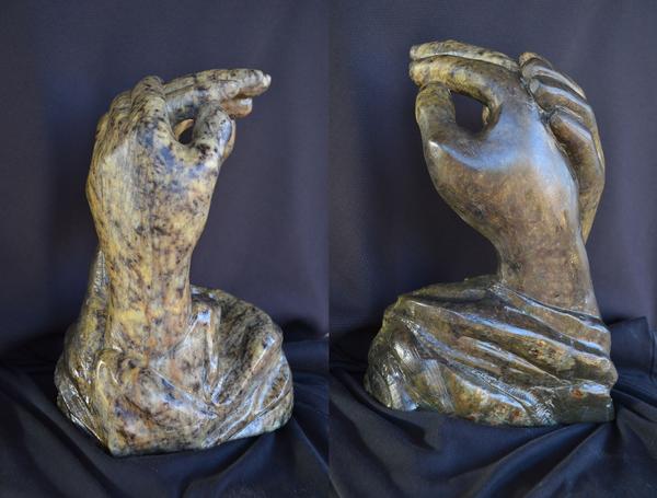 "HandsTogether" - 16" - Oregon soapstone - $1000