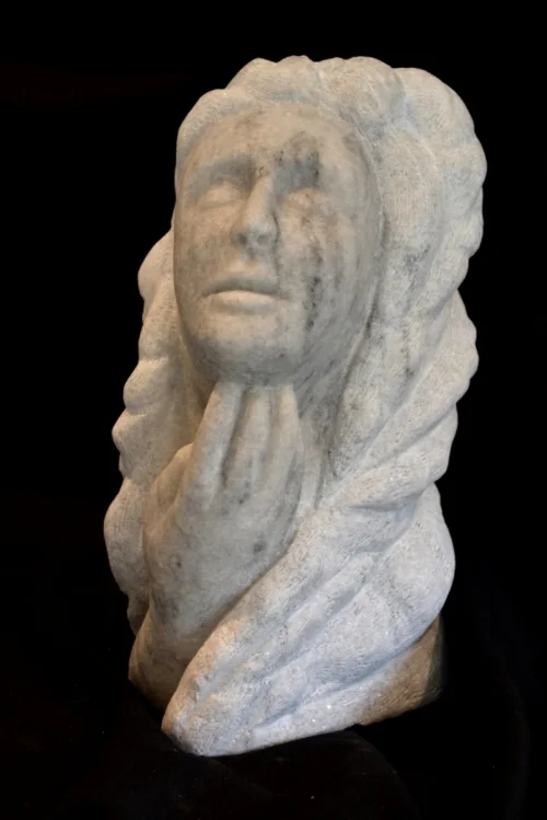 "lookingThroughYou" - 16" - Marble - $1000