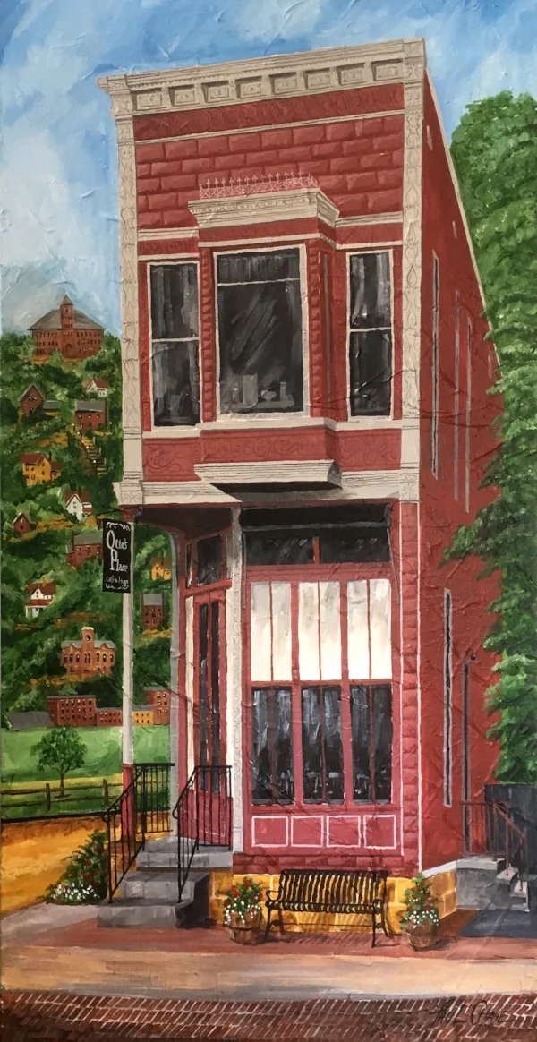 "Otto's Place" - 24x48" - acrylic - $1000