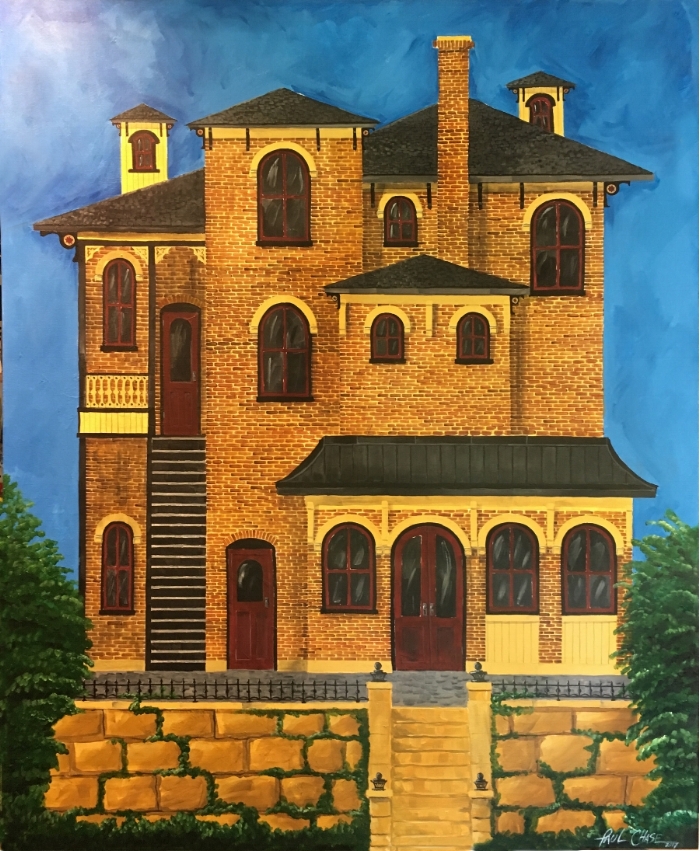"OchreSiennaAndRed" - 50x64" - Acrylic on canvas - $2500