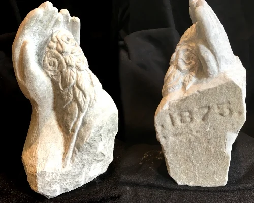 "1875Rose" - 10" - Marble - in private collection