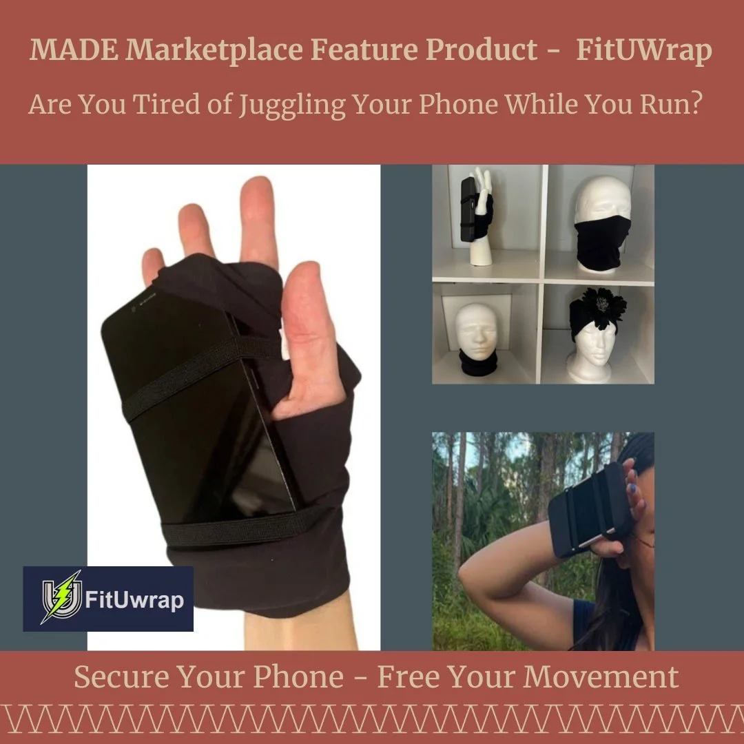Made Marketplace Feature Product - FitUwrap

Are You Tired of Juggling Your Phone While You Run?

Picture this:
You lace up your shoes, cue up your playlist, and head out the door.
Three blocks in, your phone starts slipping.
You readjust.
It slips a