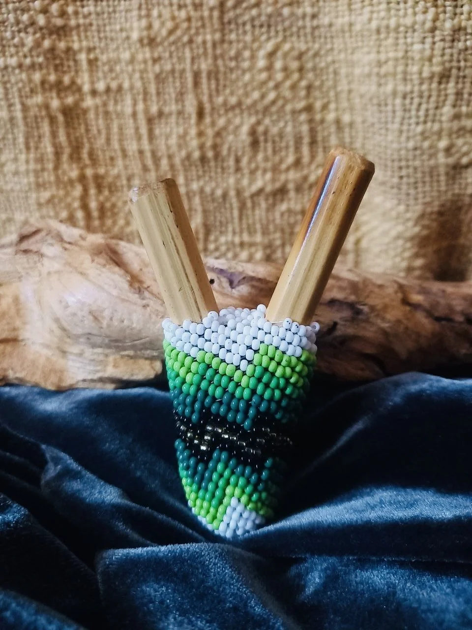 Handmade KURIPE from the Jungel of Brazil, Indigo