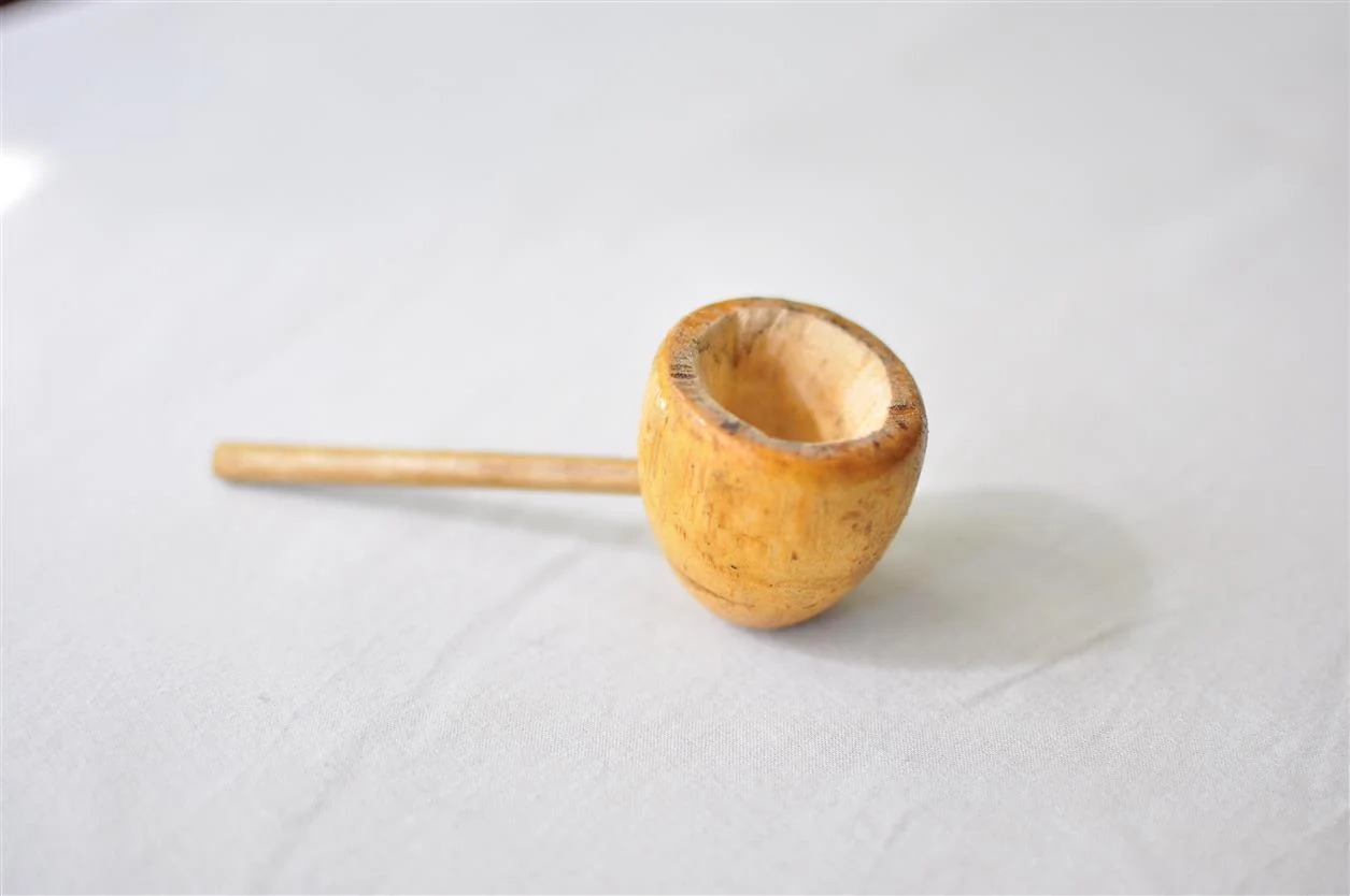 Wooden Shipibo Pipe 1 (Peru)