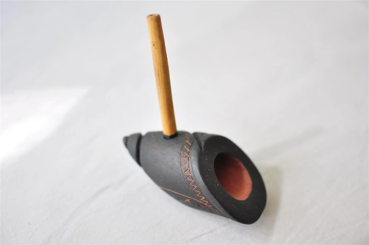 Wooden Shipibo Pipe 4 (Peru)