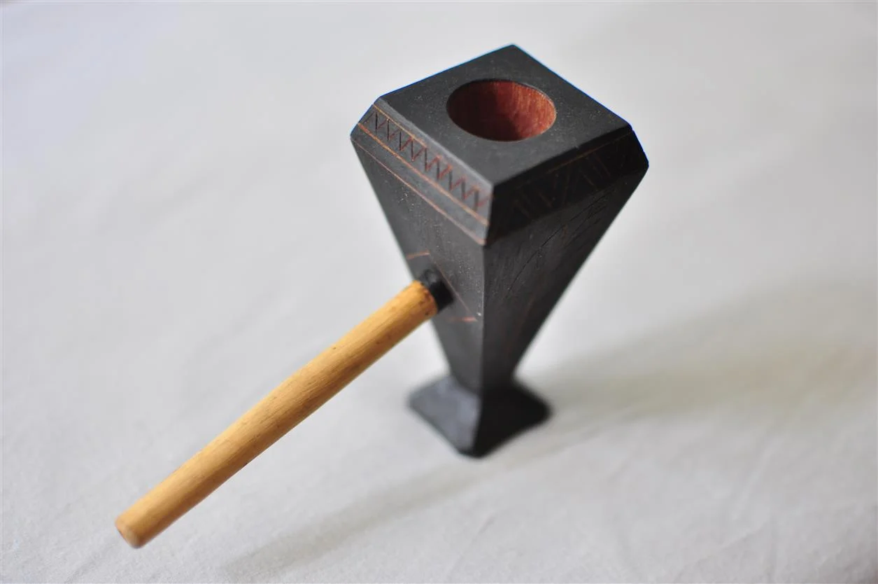 Wooden Shipibo Pipe 5 (Peru)