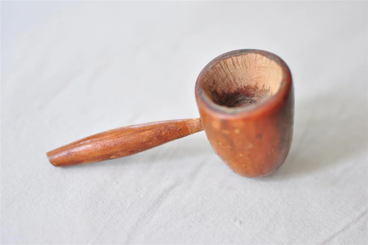 Wooden Shipibo Pipe 3 (Peru)
