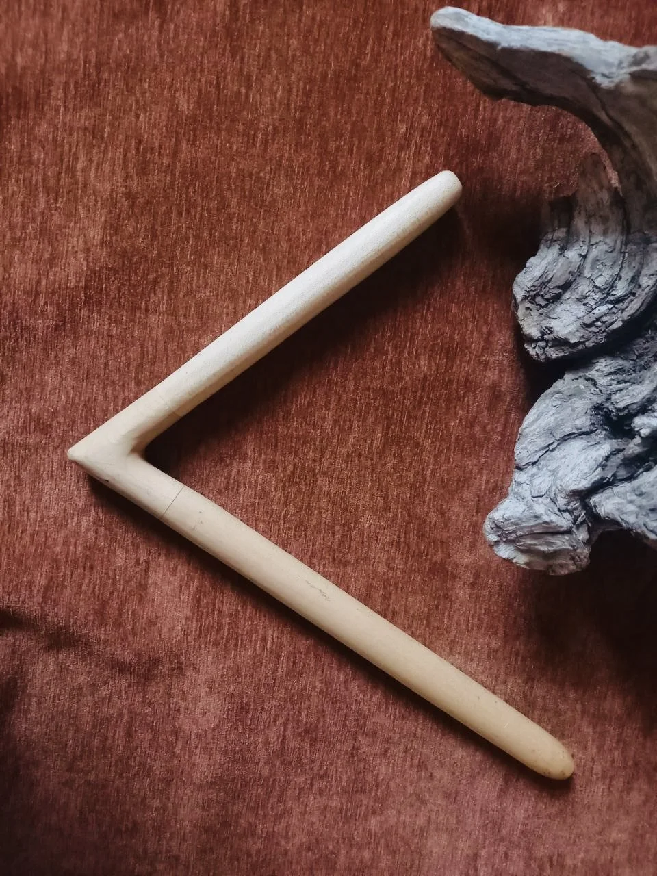 Handmade Wooden Tepi Applicator for Rapé