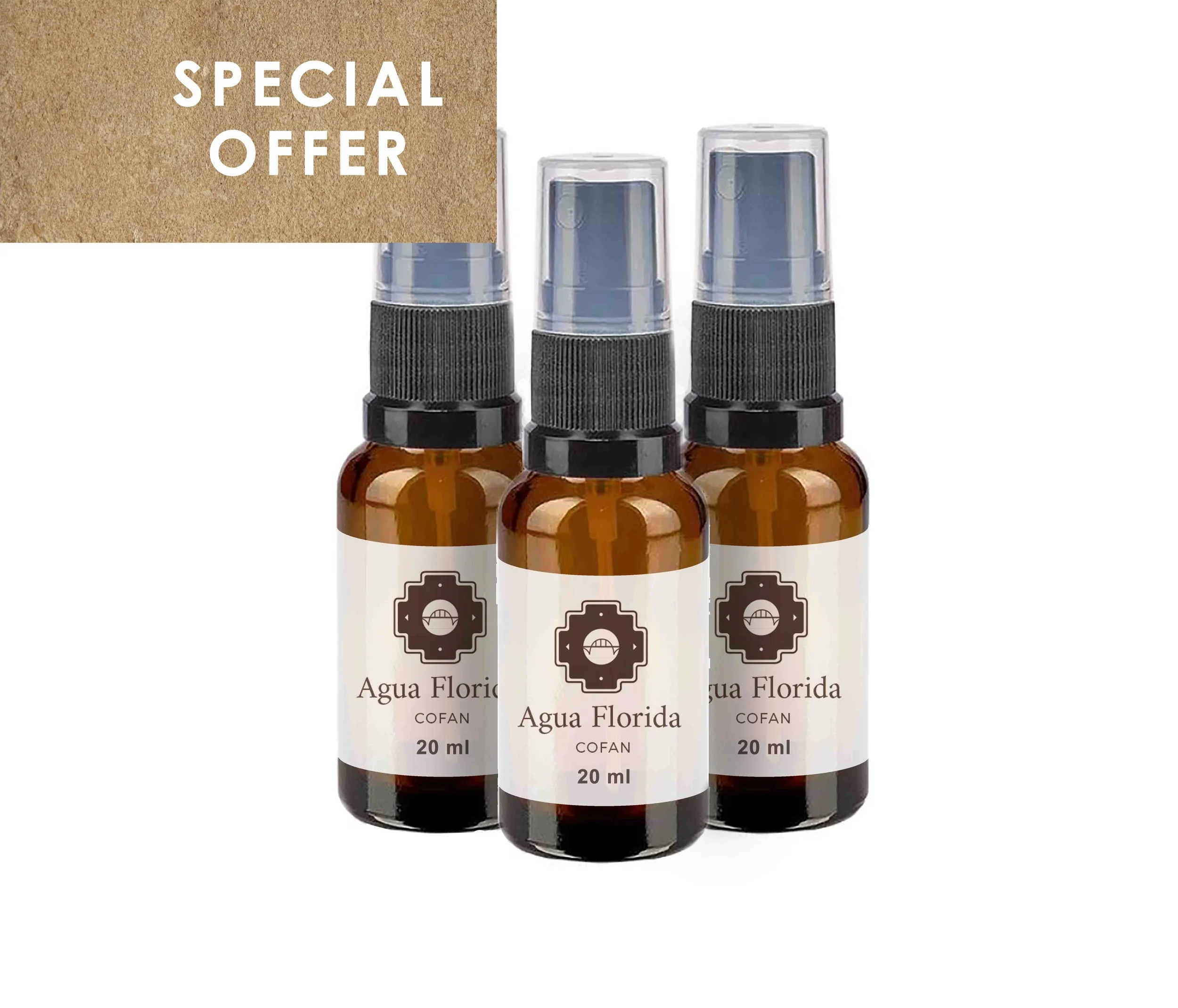 Agua Florida Cofan Abuela Vitelia, 3 x 20ml