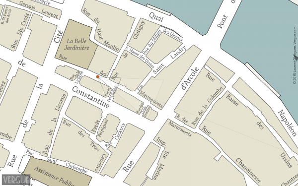 Map of Ile de La Cité