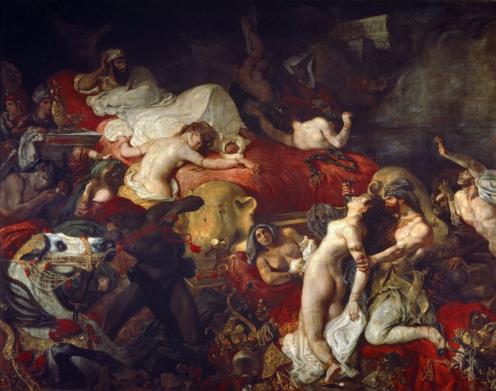 The Death of Sardanapalus. Delacroix