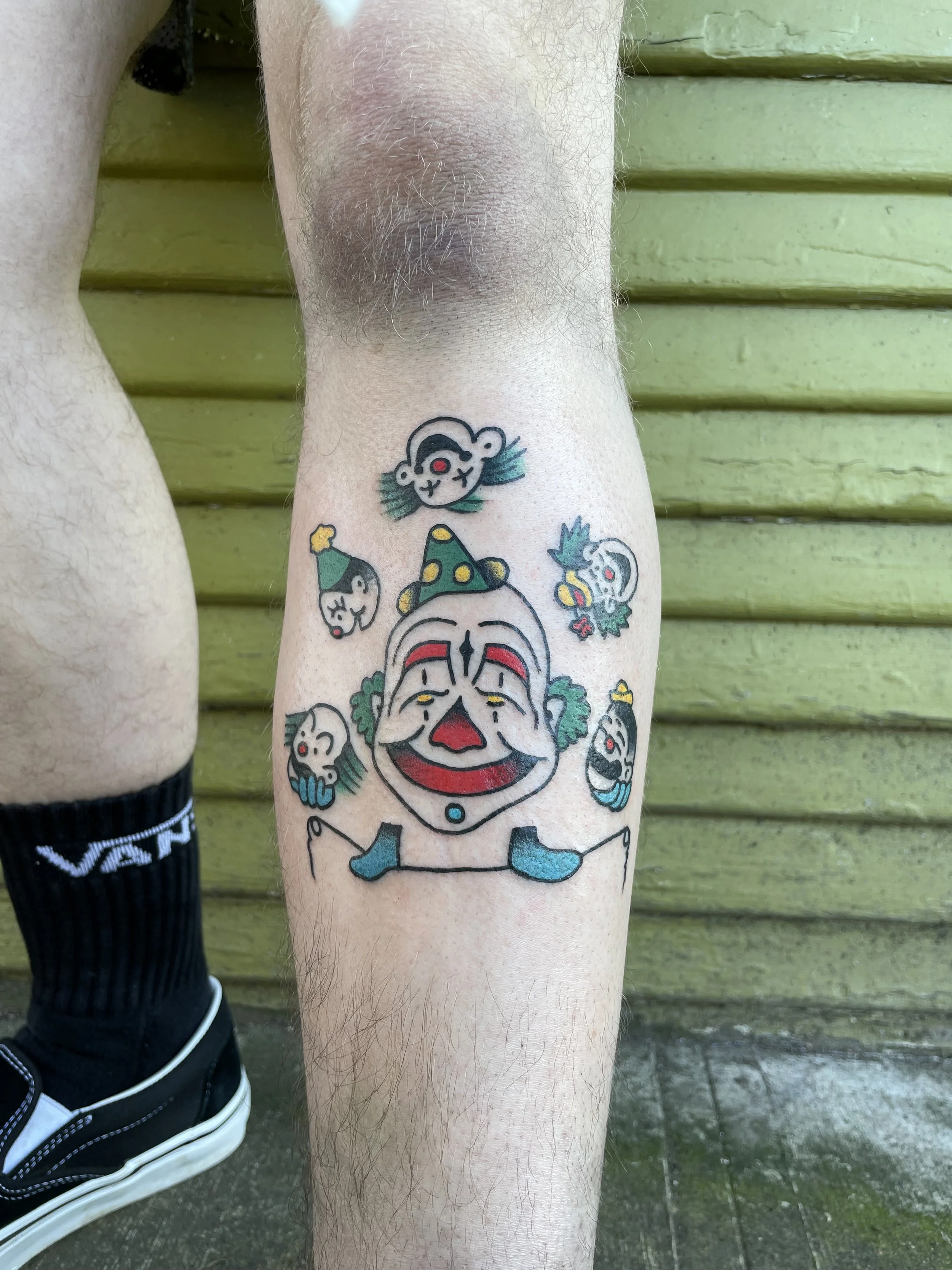 Clown Tattoo by Krystian