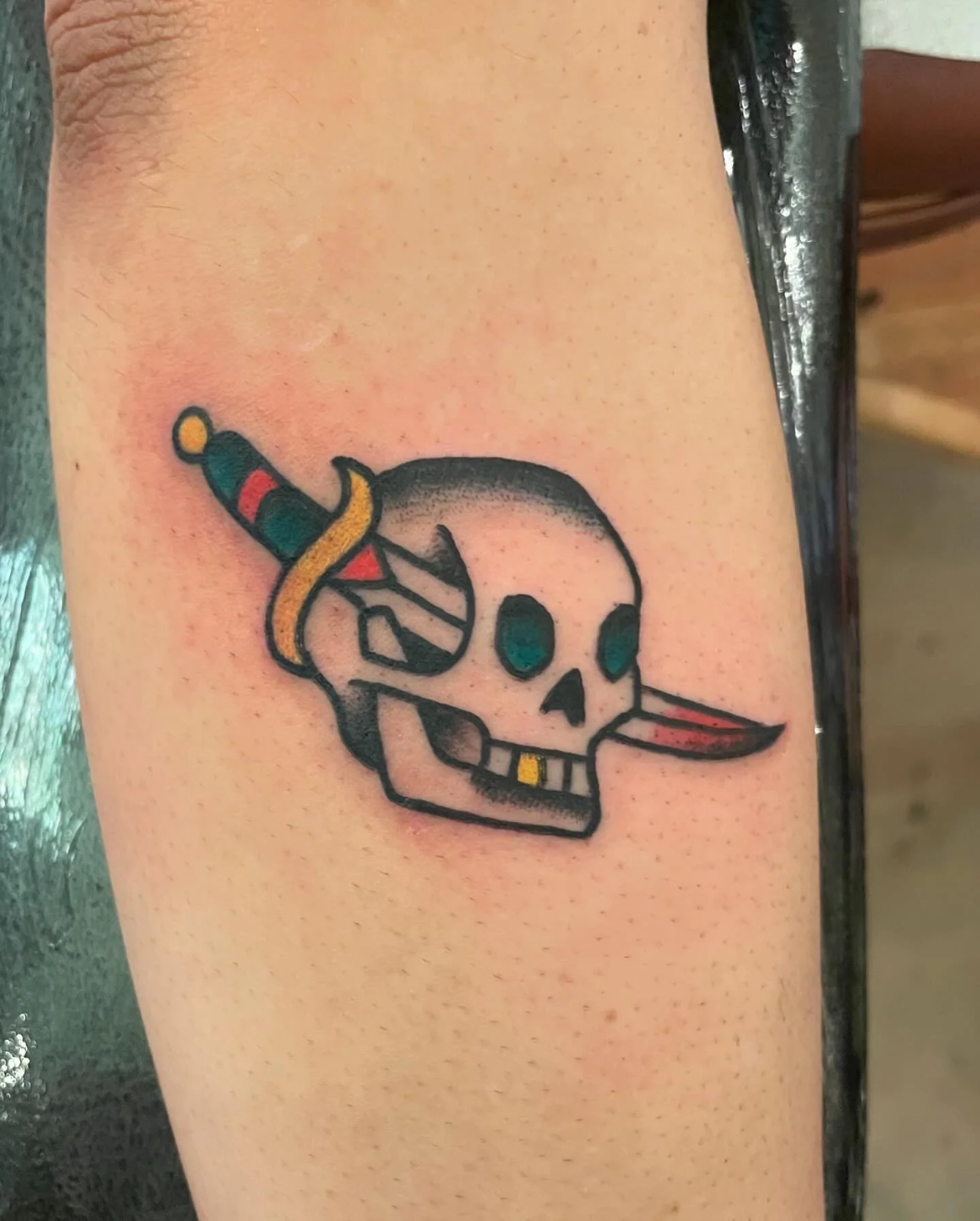 Traditional Skull Tattoo