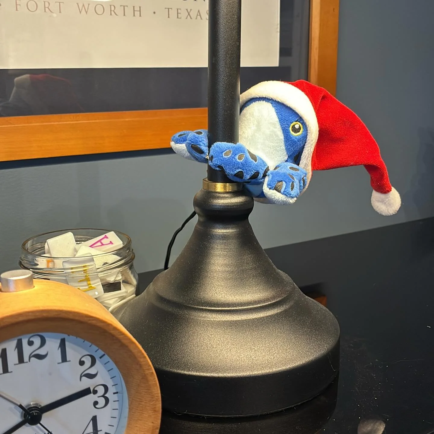 Even Blueberry the studio frog has gotten in the spirit this week! Recital is this weekend! What are you still doing here?! Go practice!! #musicteacher