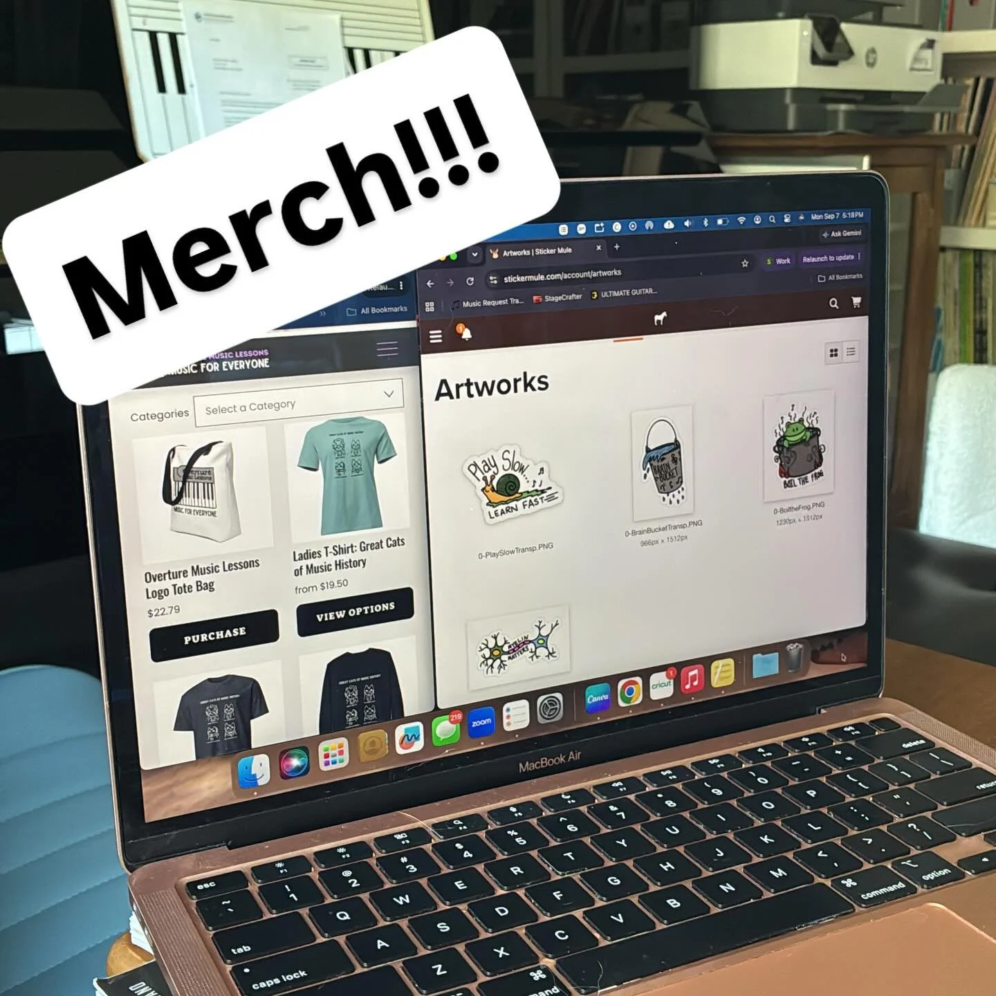 Studio merch COMING SOON!! 🎉🎉

I&rsquo;ve had a ton of sticker and shirt designs just sitting in my files forever, so today is the day. I had dreams of printing and making everything myself but it&rsquo;s just not feasible. 

So&hellip;. I just ord