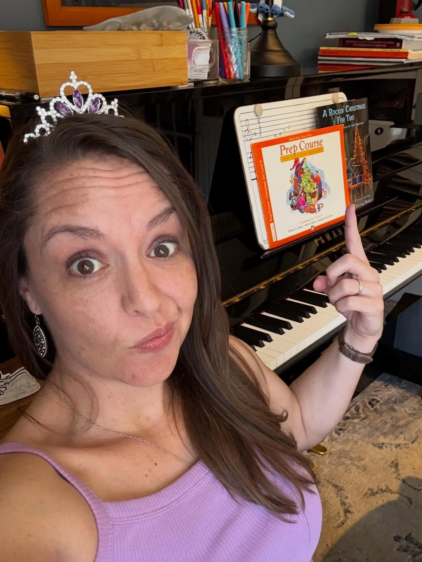 Anybody else dressed up for Halloween but teaching Christmas music today? Can&rsquo;t be just me! 😂
