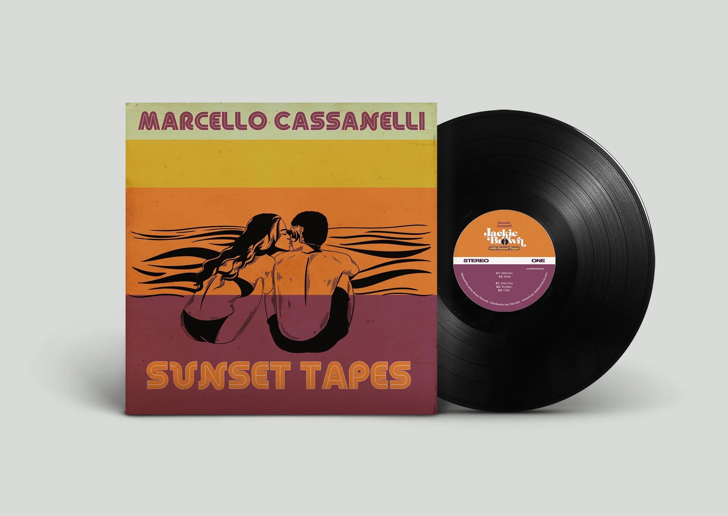  Vinyl design for   Marcello Cassanelli   