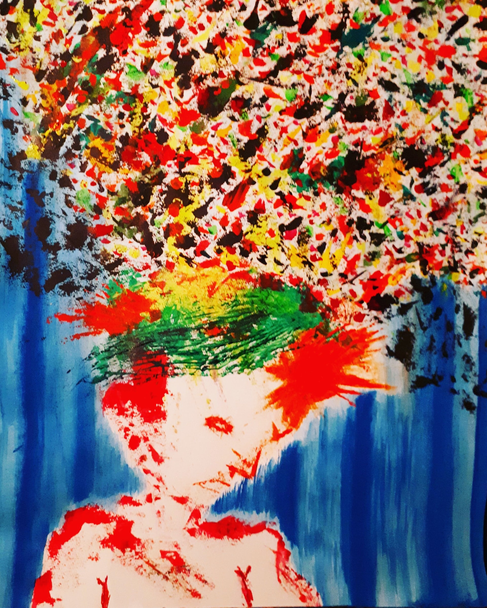 Mind Vomit ‘This represents the daily conversation within my mind. Anxious thoughts, depressive thoughts, sub-thoughts, thoughts about the thoughts, a constant critical commentary and a tornado of darkness, numbness and complete inner turmoil.’ Photograph: the Perspective Project