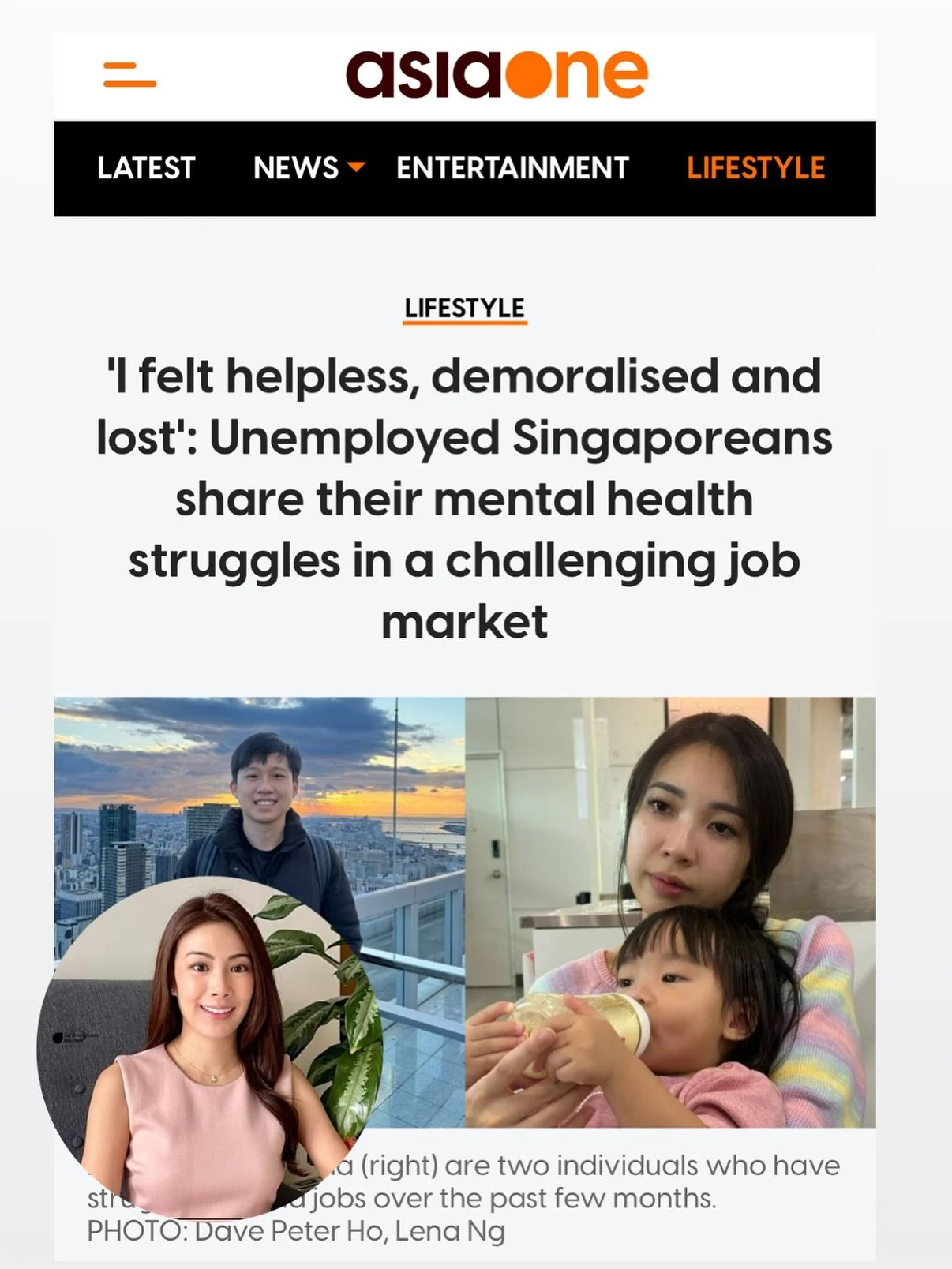 ✨ “I felt helpless, demoralised, and lost.” ✨
— words that hit too close to home for many Singaporeans facing unemployment today.
In @asiaonecom’s latest feature, TPP psychologist Sara-Ann Lee sheds light on what really happe