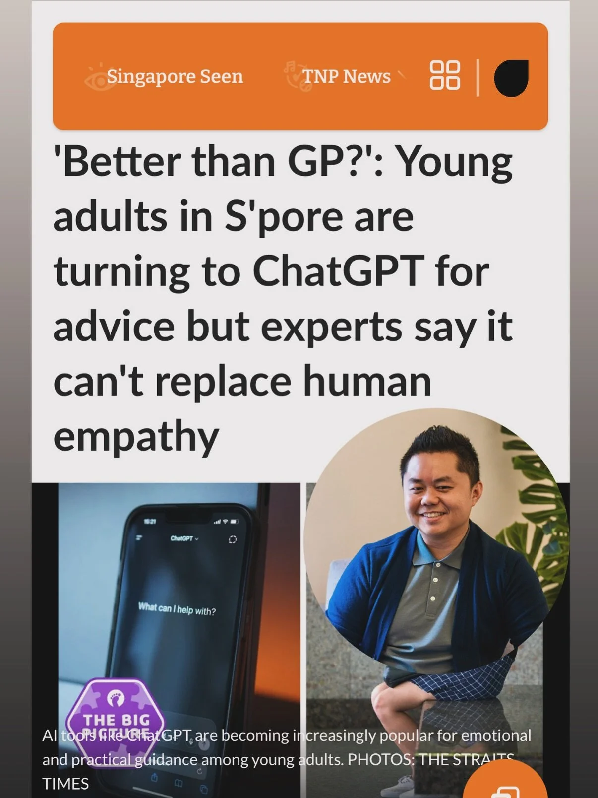 Can AI Chatbots replace your therapist?
Short answer: No.
Long answer: It&rsquo;s complicated &mdash; but here&rsquo;s why 👇

AI can feel like the perfect listener:
⚡ Always available
😶&zwj;🌫️ Non-judgmental
📱 Instantly responsive

But as Dr Shaw