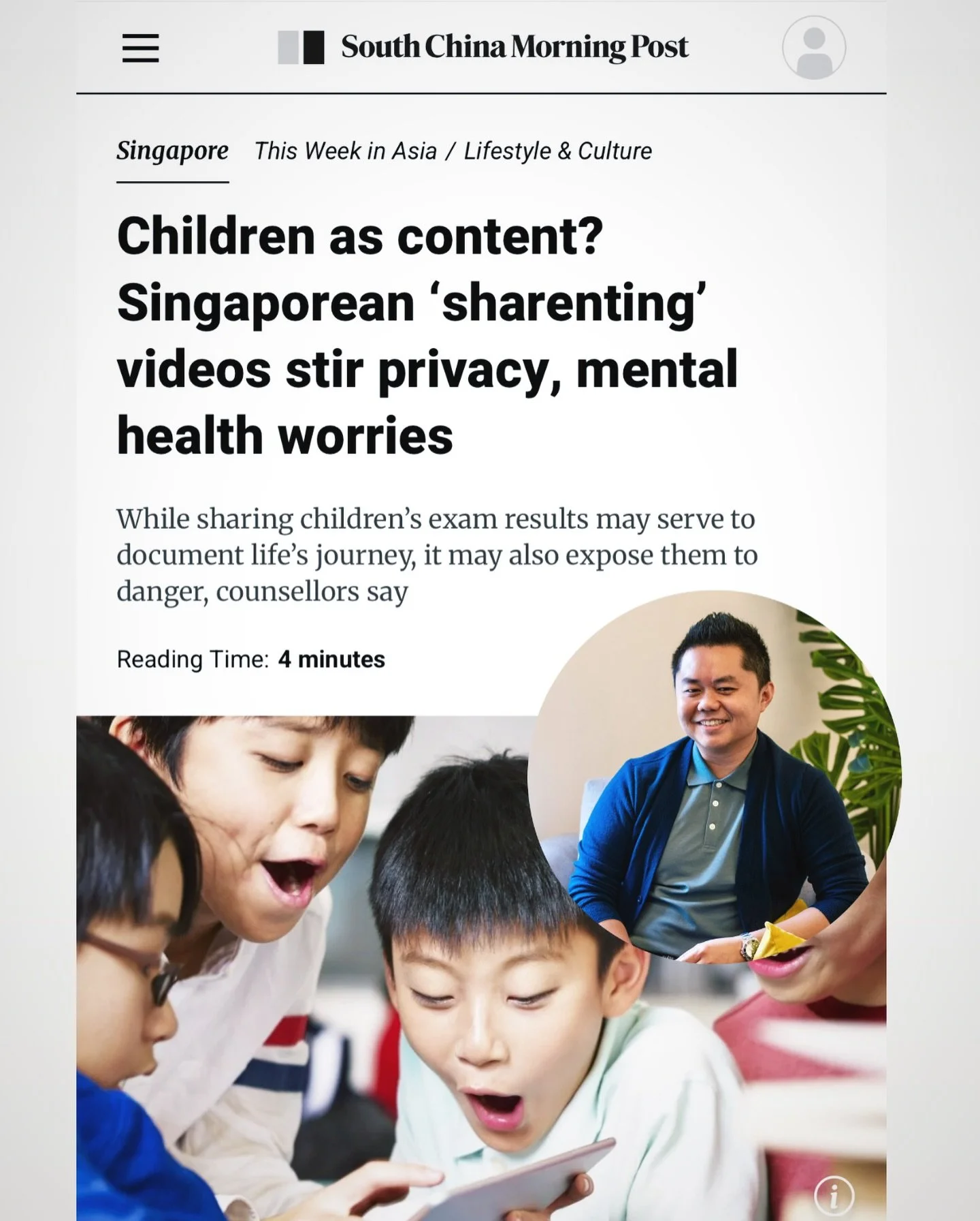 🧠 When &ldquo;sharenting&rdquo; becomes a childhood wound &mdash; a trauma-informed wake-up call

&ldquo;When we turn children into content, we risk turning their lives into external narratives &mdash; not their own.&rdquo; &mdash; Dr Shawn Ee, clin