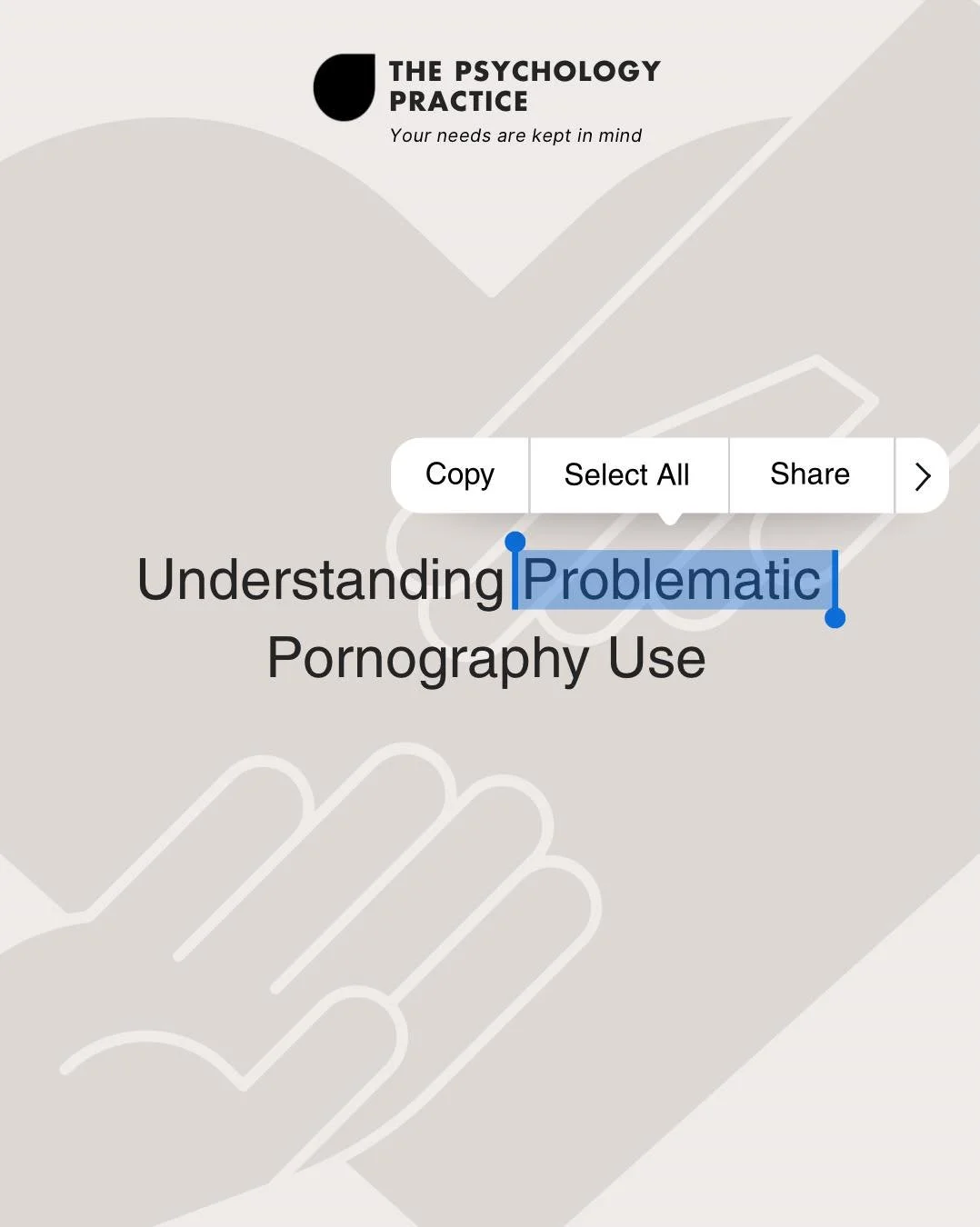 Problematic porn use is usually less about sex and more about getting through hard feelings. For a lot of people, it becomes a way to cope with loneliness, stress, shame, or feeling unwanted. 

It is often wrapped in stigma and seen as a moral failin
