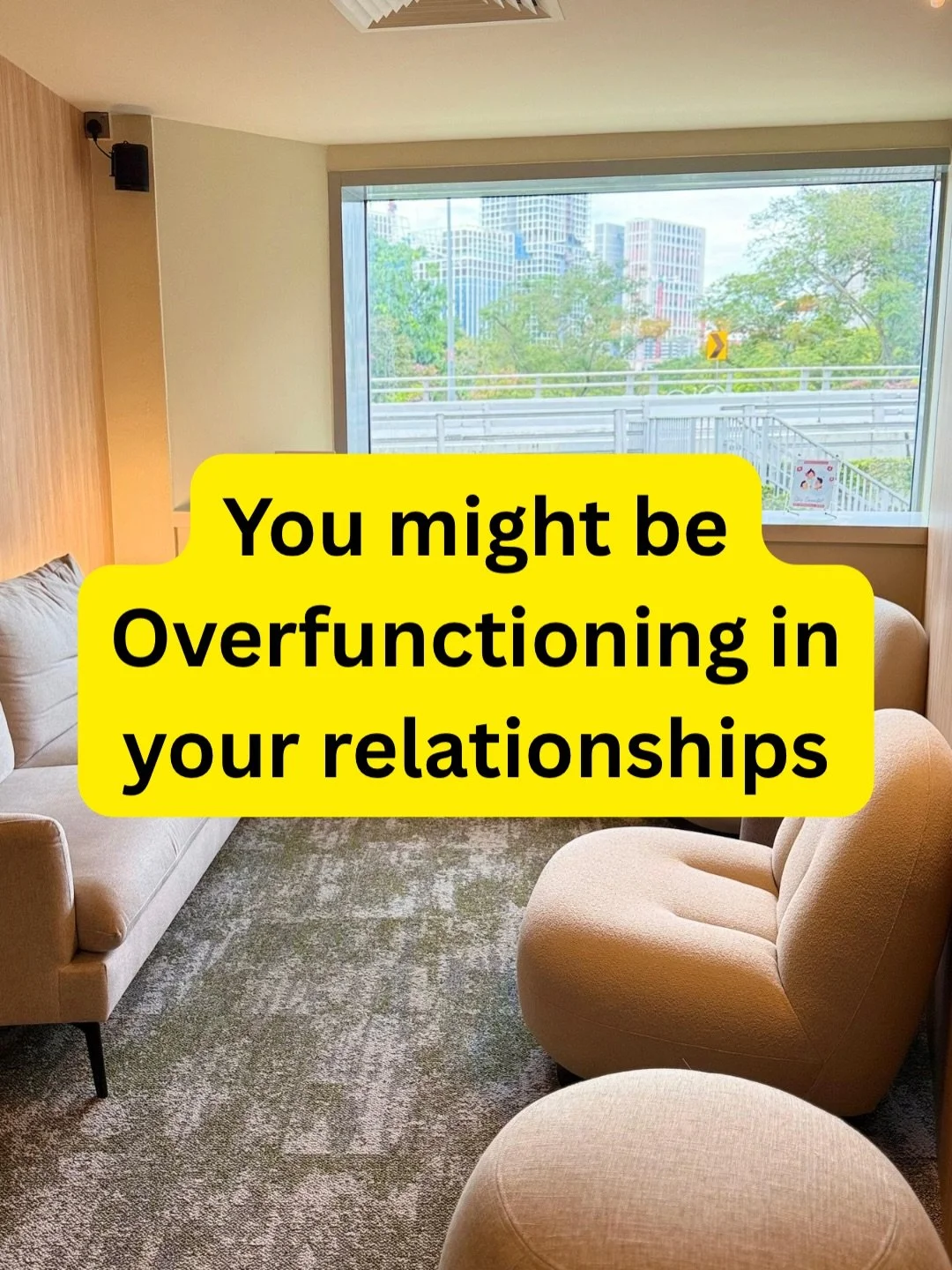 Being the reliable one feels good &mdash; until it starts costing you.

Overfunctioning often looks like care.
But underneath, it&rsquo;s often about safety, control, and not wanting to lose connection.

If this resonates, you&rsquo;re not alone &mda